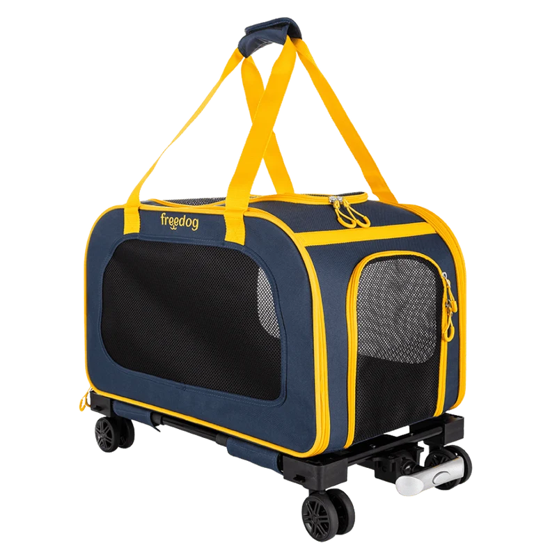 Freedog Transportín con Ruedas Trolley TravelTails 54x33x42cm