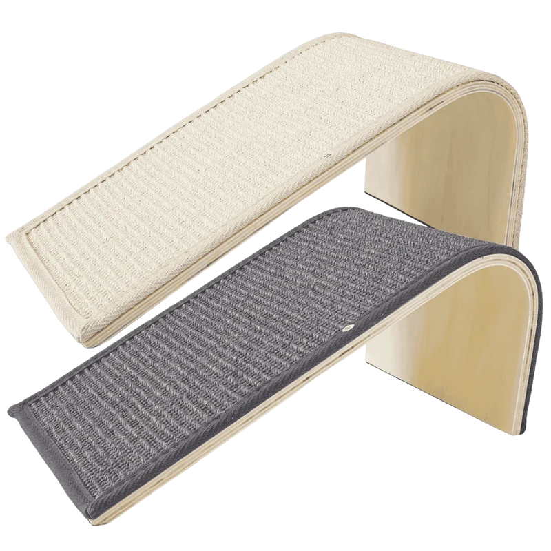 Freedog Rascador Curvo Loop 38x23x17cm para Gatos | Madera Natural