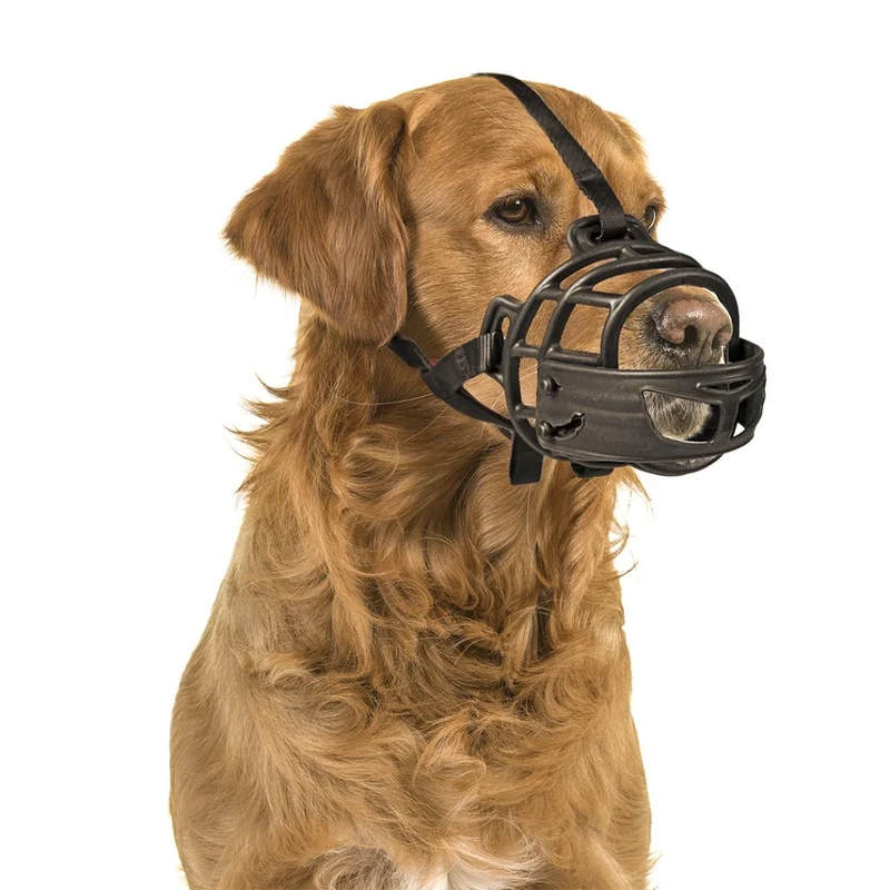 🐾 DUVO Bozal de Goma Ajustable para Perros | Ergonómico y Seguro