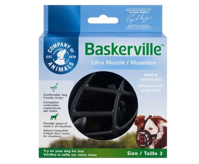 🐶 BOZAL BASKERVILLE ULTRA MUZZLE NEGRO | Seguridad, Comodidad y Control