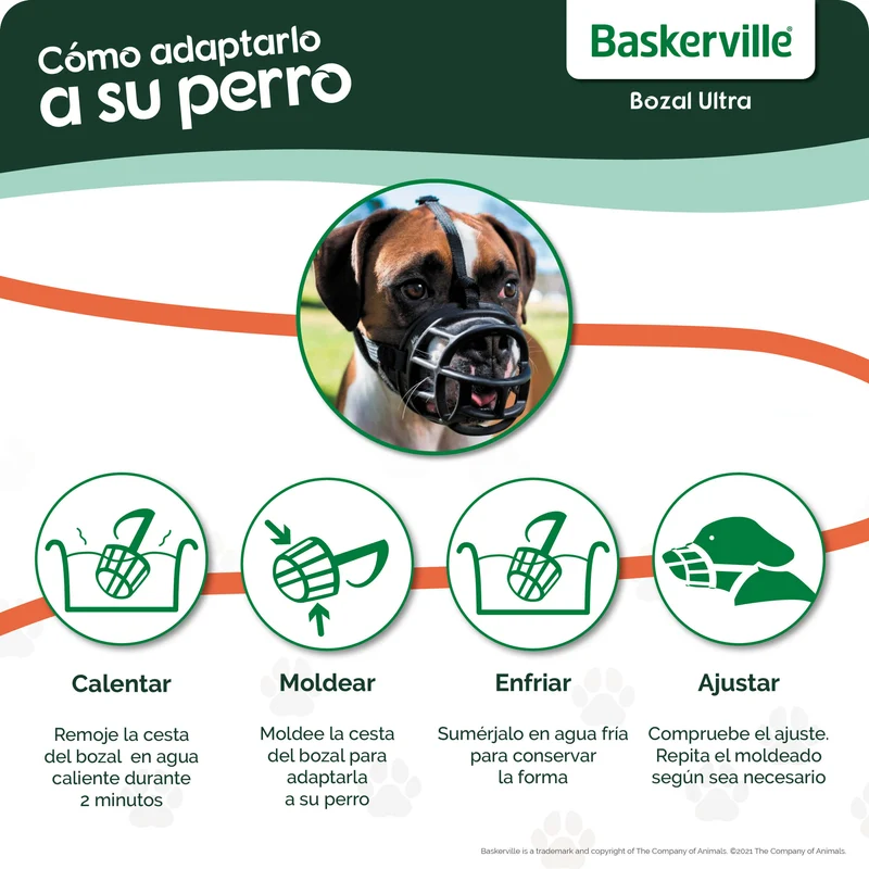 🐶 BOZAL BASKERVILLE ULTRA MUZZLE NEGRO | Seguridad, Comodidad y Control