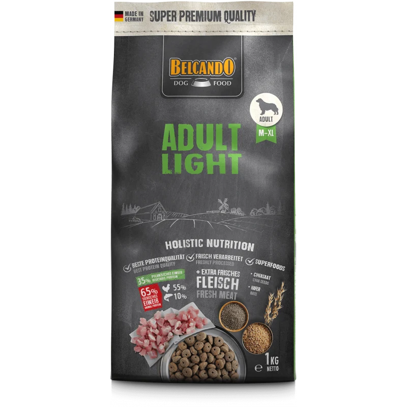 🐕 BELCANDO Adult Light | Pienso Light para Perros con Sobrepeso o Baja Actividad