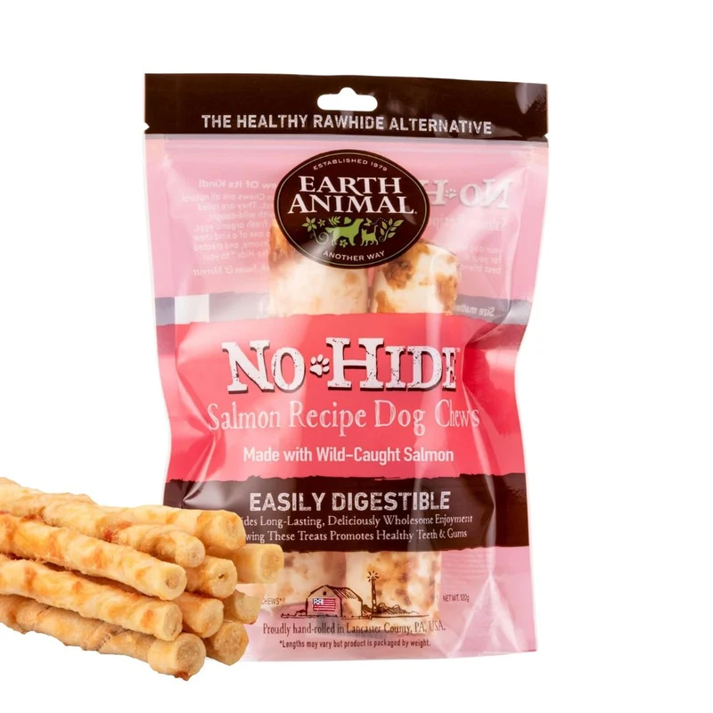 EarthAnimal No-Hide Stix Salmón Multipack 10x