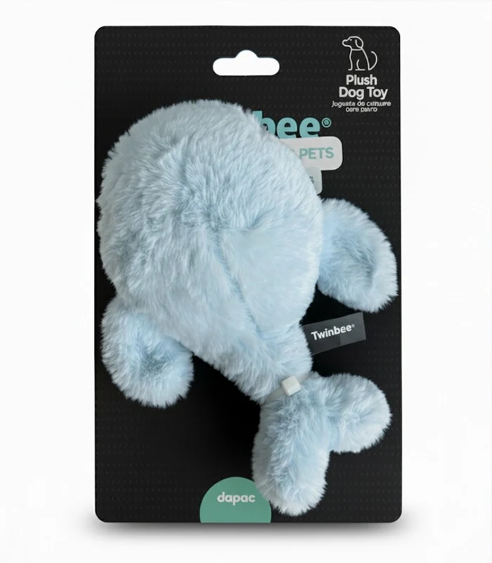 Twinbee Peluche Suave Ballena Azul
