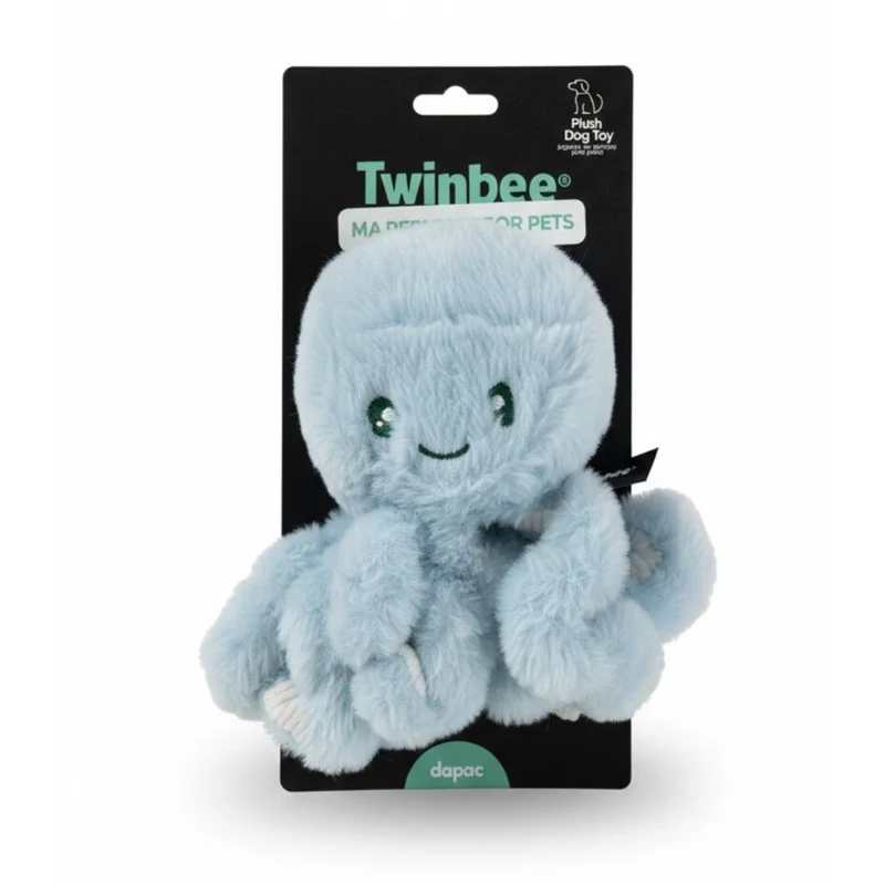 Twinbee Peluche Suave Pulpo Azul