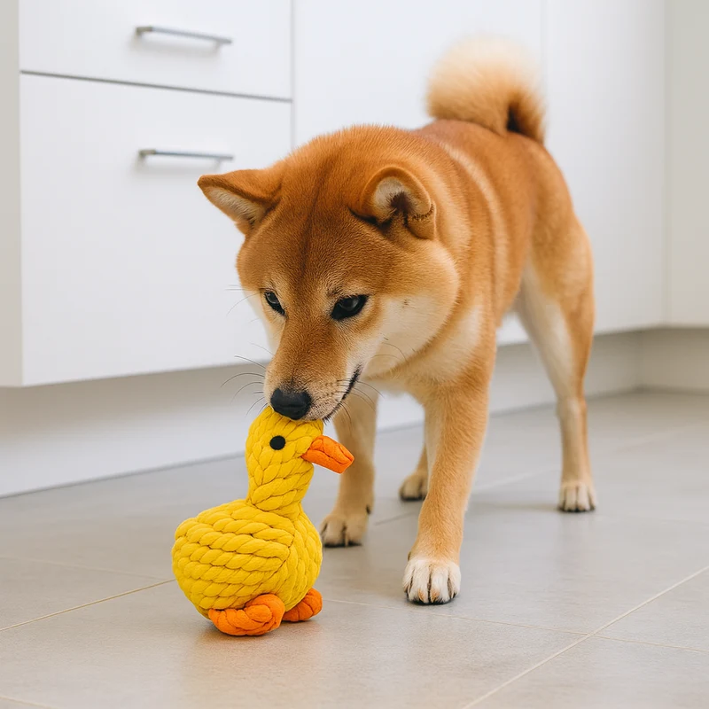 DoggyMasters Pato de Cuerda