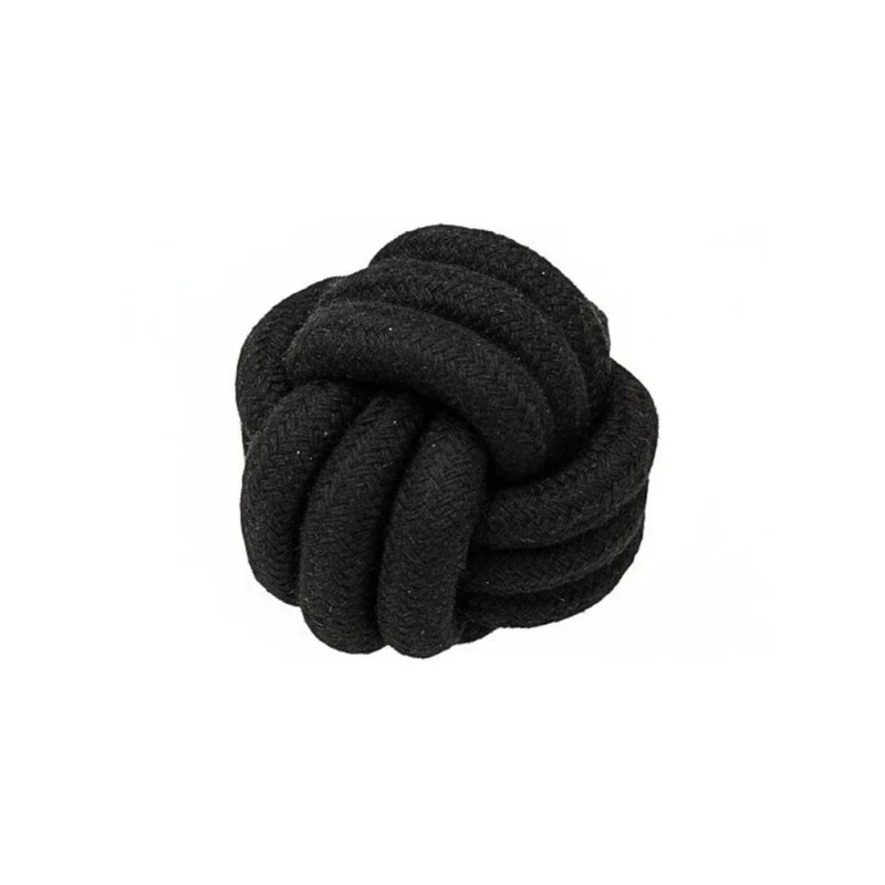 Doggy Masters Pelota de Cuerda Negra