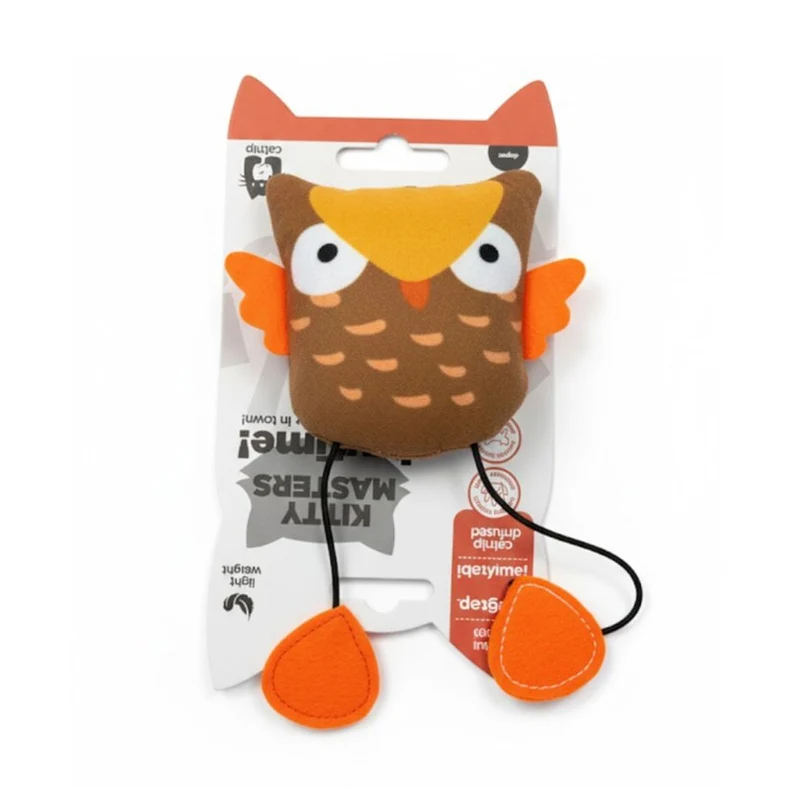 KittyMasters Búho Rubio con Catnip