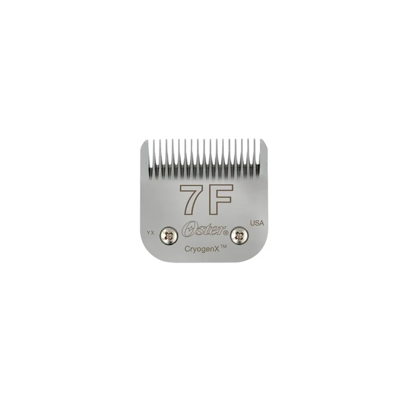 Oster Cuchilla 80 Nº7F – 3,2 mm | Corte Profesional para Mascotas