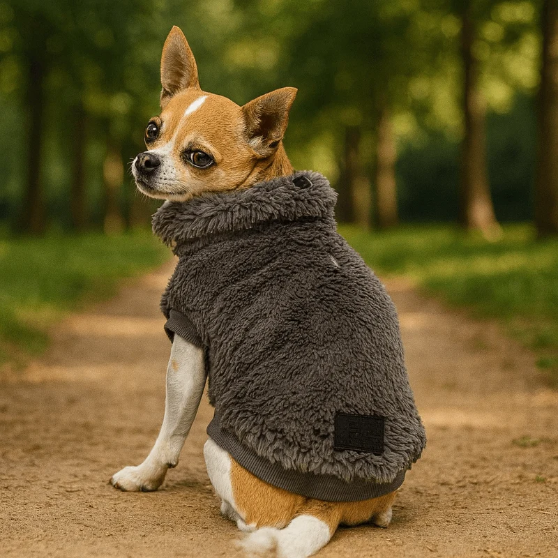 FuzzYard Sweater - Turtle Teddy 25 - Gunmetal Grey