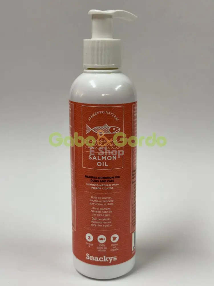 GLORIA Aceite de Salmón para Perros y Gatos | Suplemento 100% Natural con Omega 3 y 6
