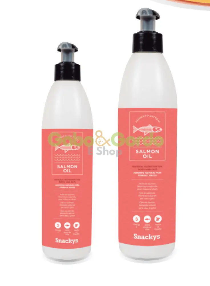 GLORIA Aceite de Salmón para Perros y Gatos | Suplemento 100% Natural con Omega 3 y 6