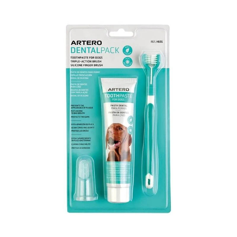🦷 Artero Pack Higiene Dental para Perros – Cuidado Bucal Profesional | Gabo y Gordo E Shop en Gran Canaria y Canarias
