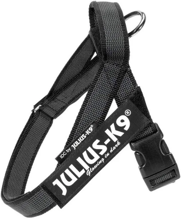 JULIUS K9 IDC Arnés Cinta Grey y Negro para perros