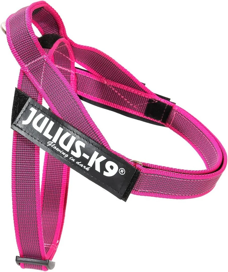 JULIUS K9 IDC Arnés Cinta Grey y Rosa para perros