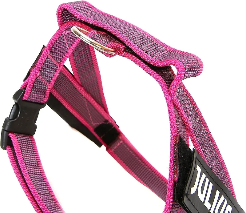 JULIUS K9 IDC Arnés Cinta Grey y Rosa para perros