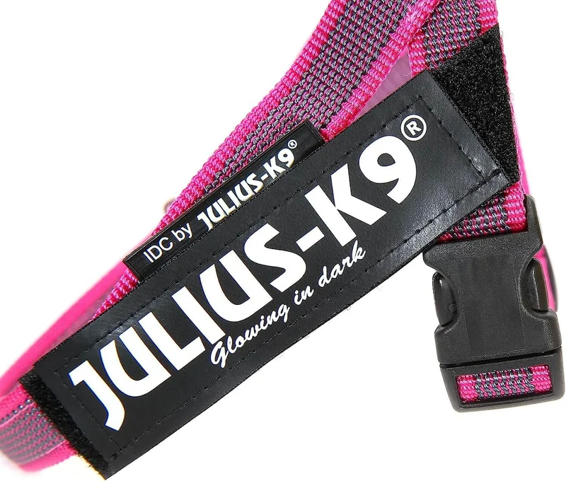 JULIUS K9 IDC Arnés Cinta Grey y Rosa para perros