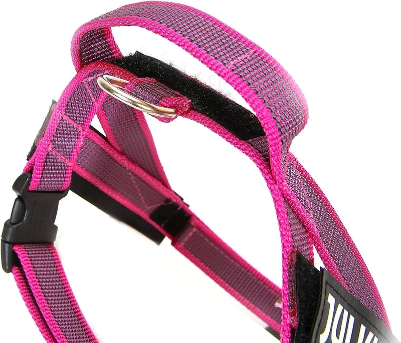 JULIUS K9 IDC Arnés Cinta Grey y Rosa para perros