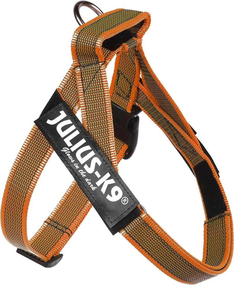 JULIUS K9 IDC Arnés Cinta Grey y Naranja para perros