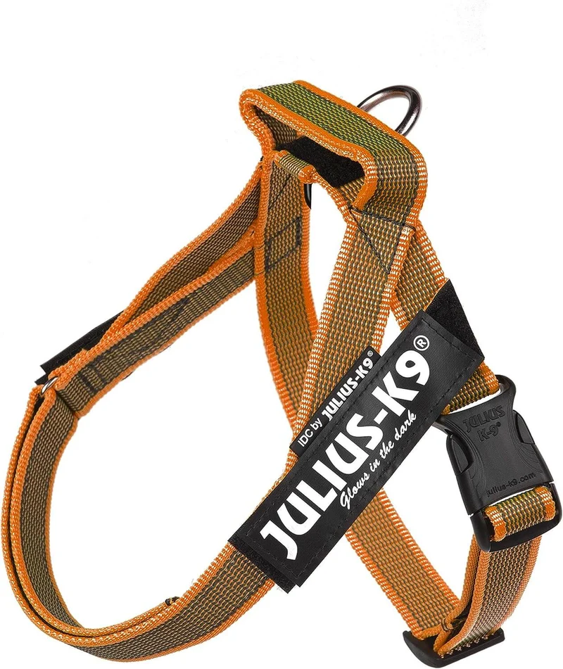 JULIUS K9 IDC Arnés Cinta Grey y Naranja para perros