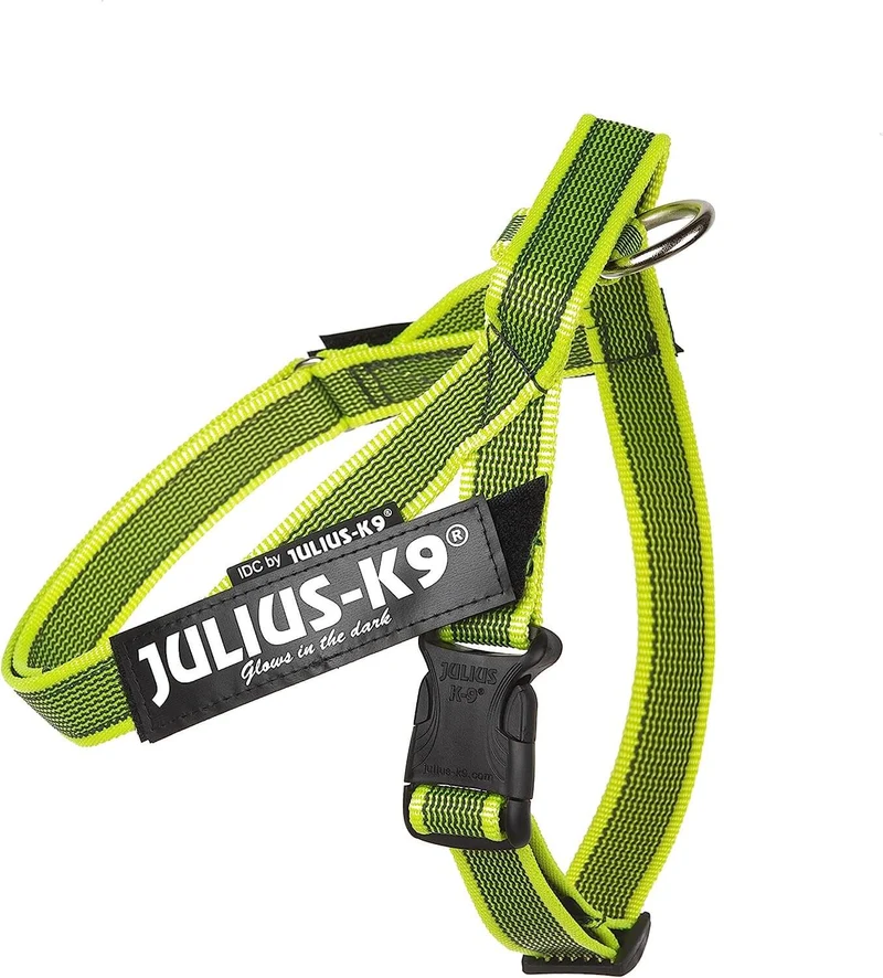 JULIUS K9 IDC Arnés Cinta Grey y Neón para perros | Neón-Gris