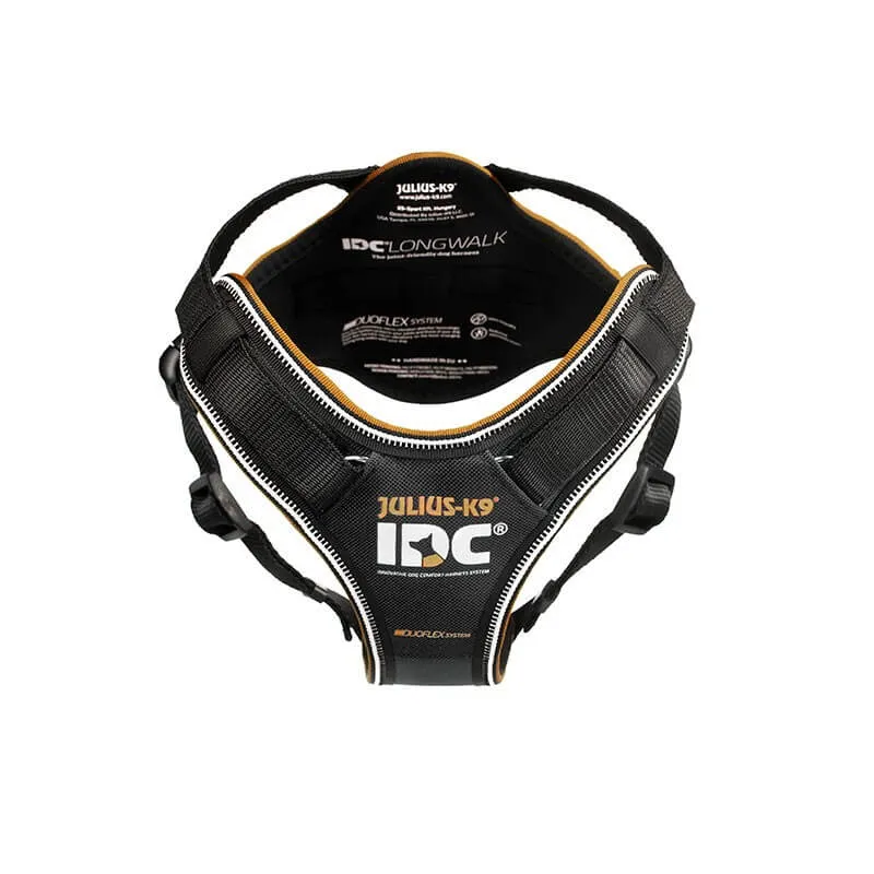 JULIUS K9 IDC Longwalk Black Arnés para perros | color Negro-Gris