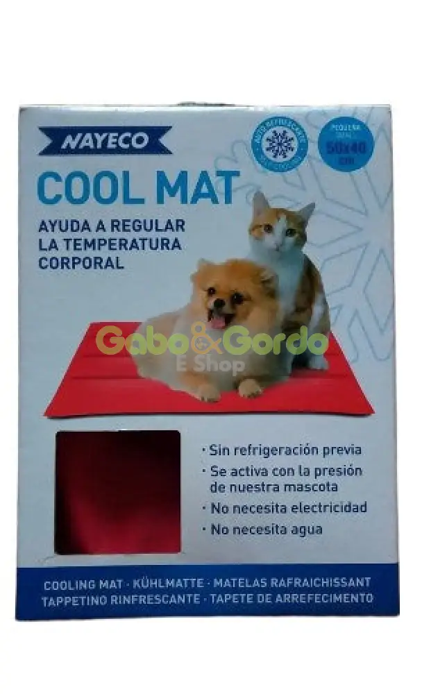 🐾 NAYECO Cool Mat Coral | Colchoneta Refrescante para Mascotas – ¡Frescor instantáneo sin enchufes ni congelación! ☀️