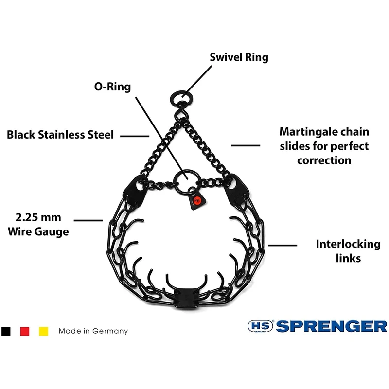 Herm Sprenger Prong - Black Stainless