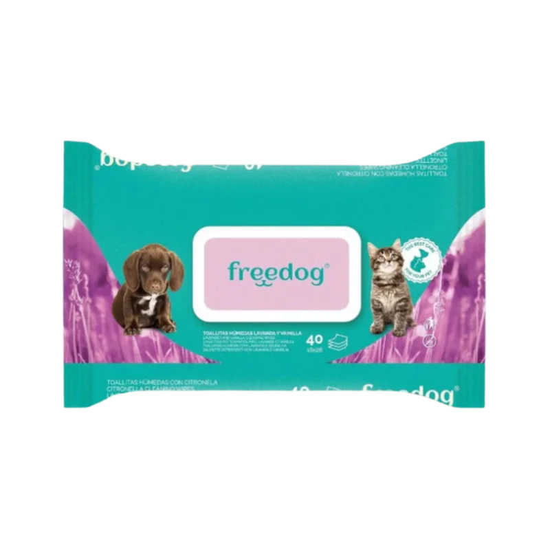 Freedog Toallitas de Lavanda y Vainilla