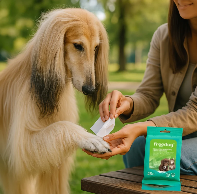 Freedog Toallitas de Aloe Vera - pocket (25 unidades)