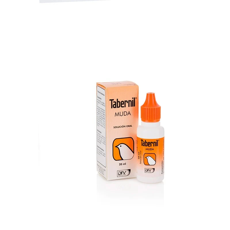 🕊️ Tabernil Muda 20 ml – Favorece la muda y el nuevo plumaje en aves ornamentales