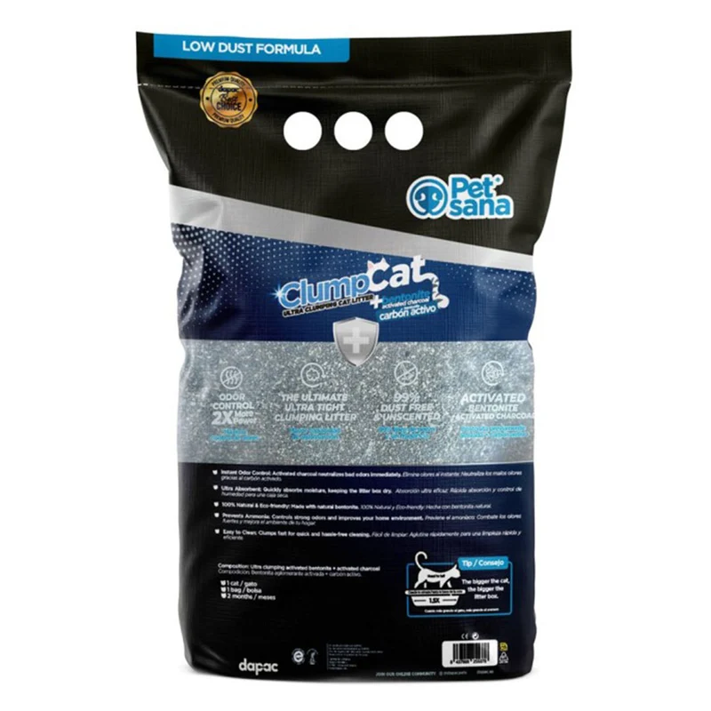 PetSana ClumpCat Carbón Doble Activo 10l
