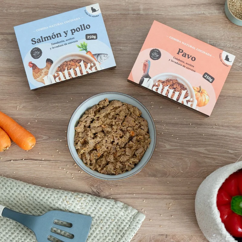 Natuka COOKED Gatos Menú Pavo