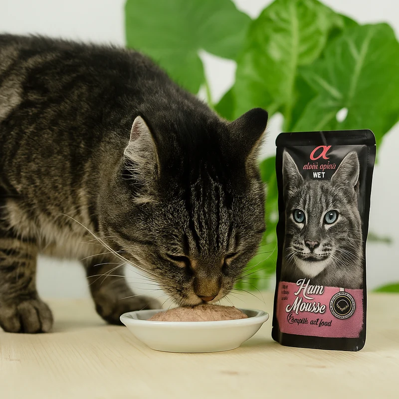 Alpha Spirit Cat Pouch Mousse de Jamón 85g