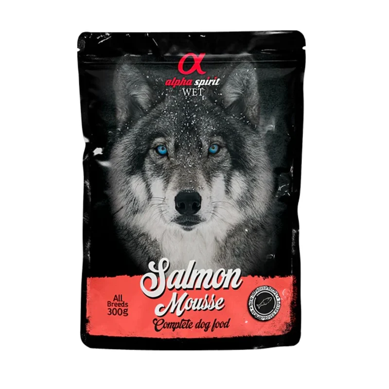 Alpha Spirit Dog Pouch Mousse de Salmón