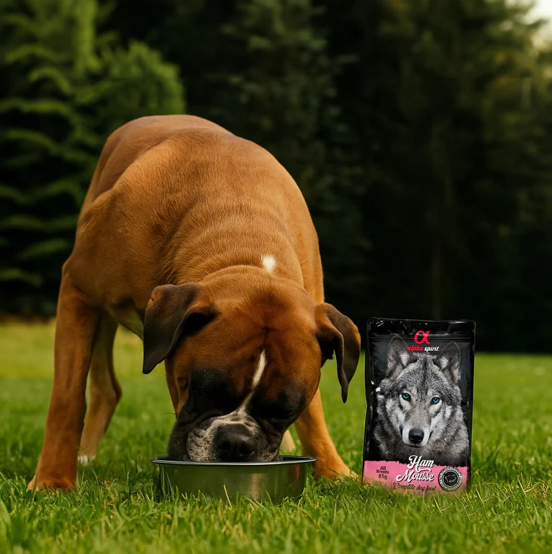 Alpha Spirit Dog Pouch Mousse de Jamón