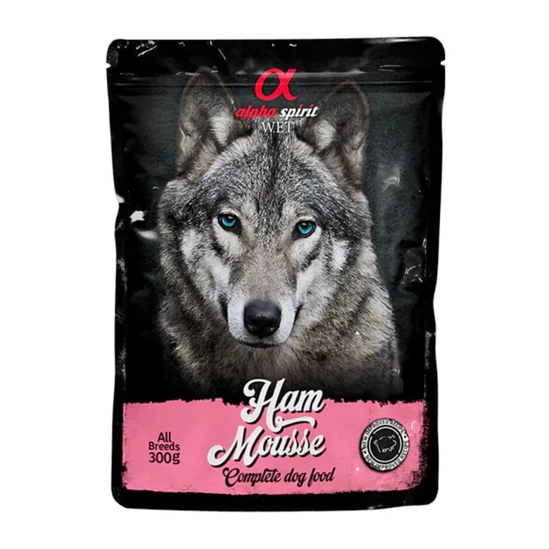 Alpha Spirit Dog Pouch Mousse de Jamón