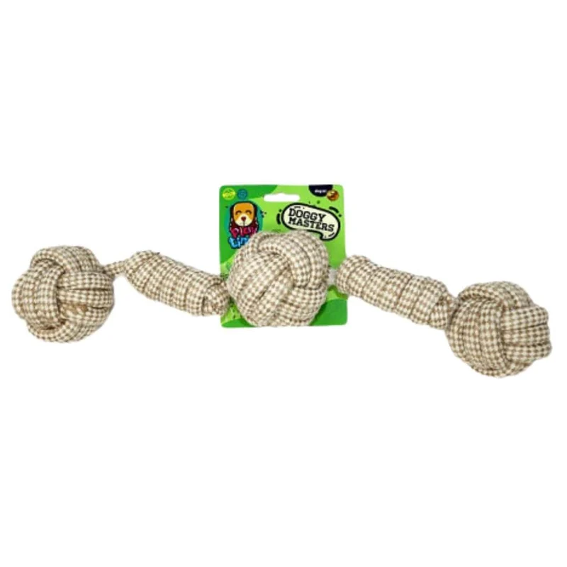 DoggyMasters Organics Cuerda 3 Nudos