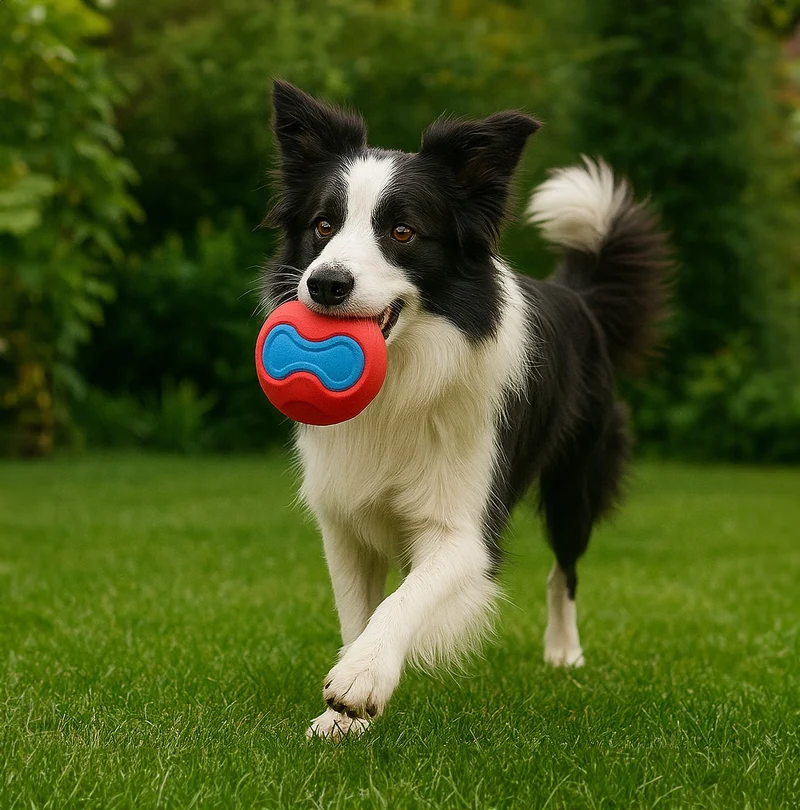 DoggyMasters Blue&Red Ball