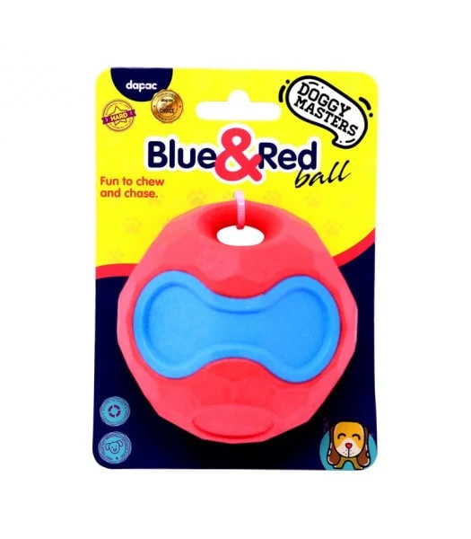 DoggyMasters Blue&Red Ball