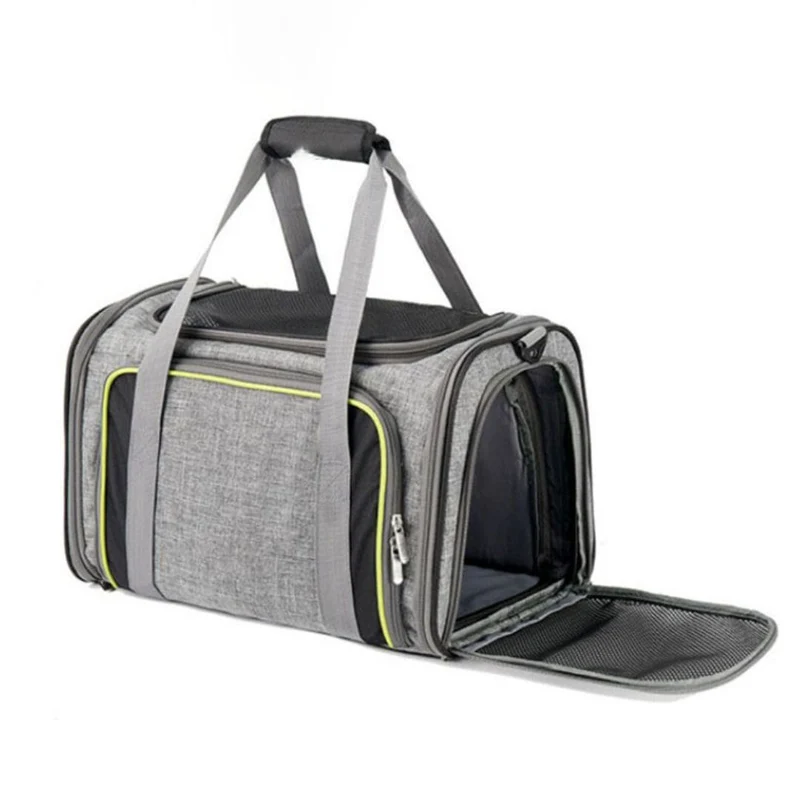 Freedog Transportín HK Dos Compartimentos Gris 49x28x28cm