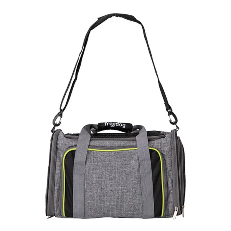Freedog Transportín HK Dos Compartimentos Gris 49x28x28cm