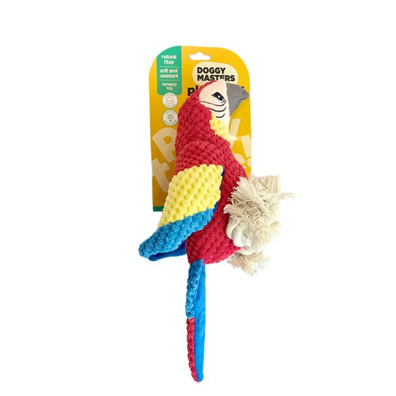 Juguete DoggyMasters Guacamayo Rojo
