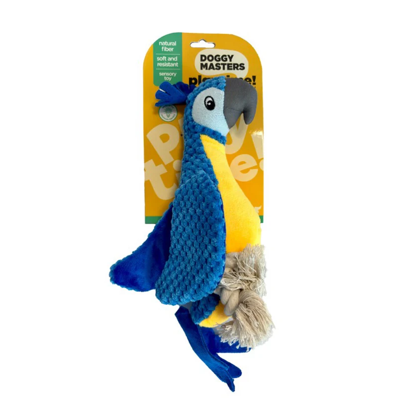 Juguete DoggyMasters Guacamayo Azul