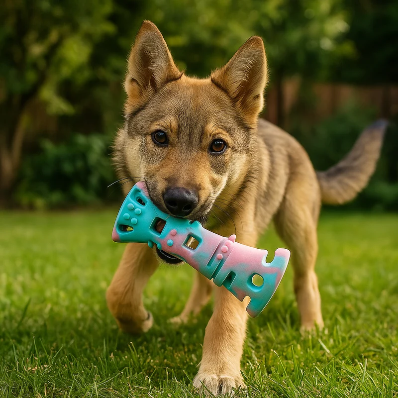 Freedog Wave Bone Rosa/Aqua