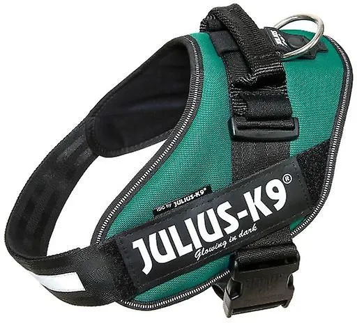 🟢 JULIUS K9 IDC Powerharness Verde Oscuro | Arnés profesional para perros