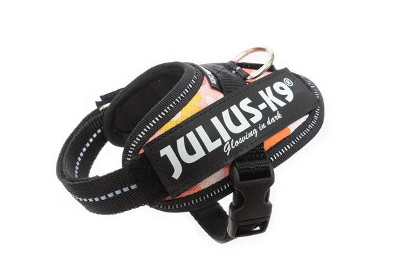 🌸 JULIUS K9 IDC Powerharness Rosa Flores | Arnés ergonómico para perro