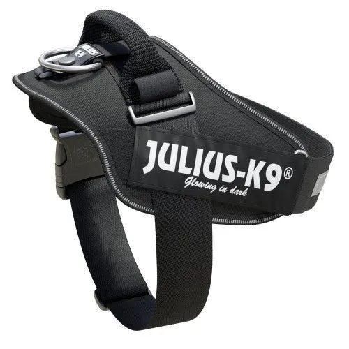 🖤 JULIUS K9 IDC Powerharness Negro | Arnés profesional, cómodo y seguro para perro
