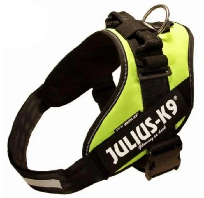 JULIUS K9 IDC Powerharness arnés Verde Neón para perro