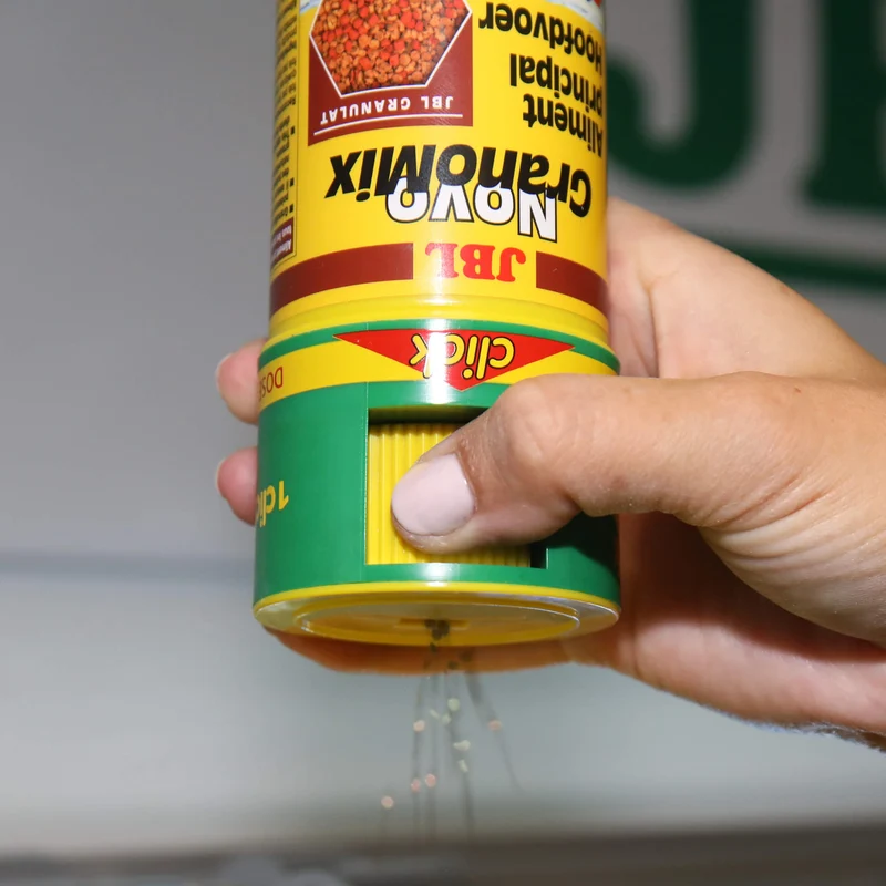 JBL NOVOGRANO MIX CLIC 250ml – Alimento granulado completo para peces pequeños en acuarios grandes
